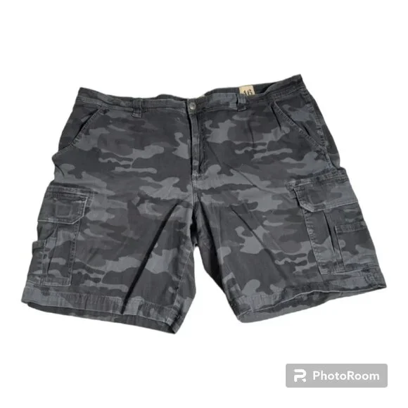 RedHead Shorts Redhead Shorts Mens 46 Gray Camo Cargo Pockets